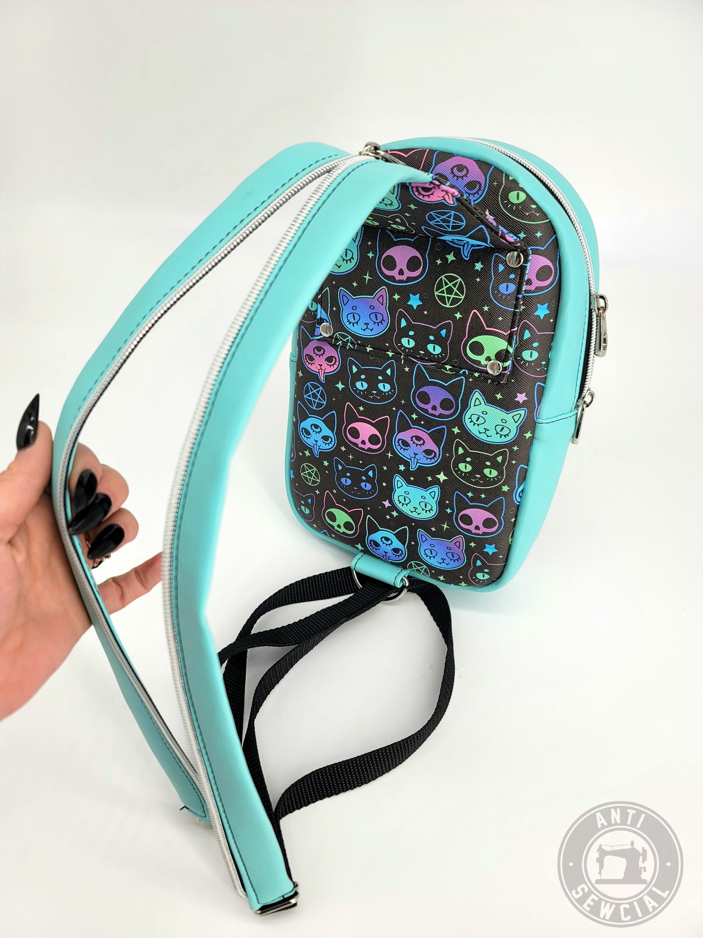 Pastel Cat Sling Bag